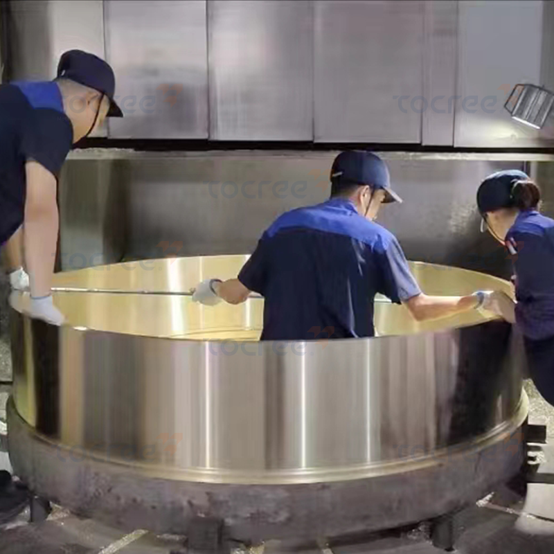 Messing bus voor groot industrieel lager